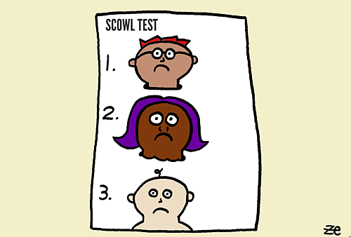 Can You Pass the Scowl Test?