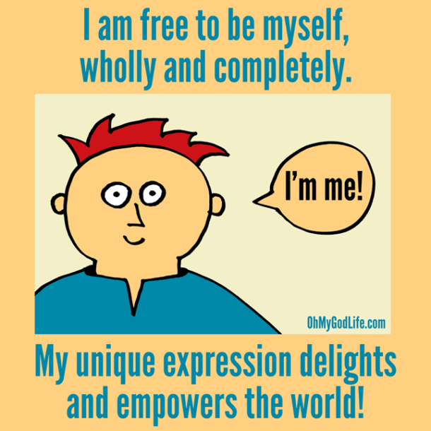 free to be you meaning