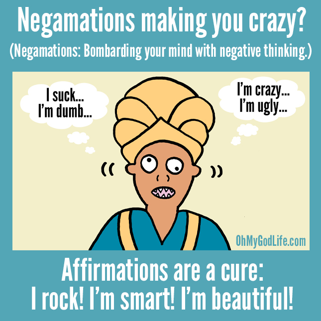 Negamations vs Affirmations